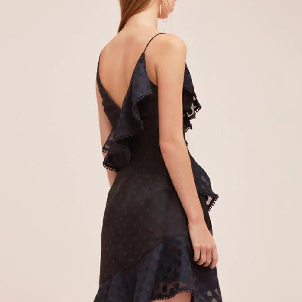 NWT Anthropologie Keepsake The Label See You Now Ruffle Dress Size Small - Picture 3 of 4